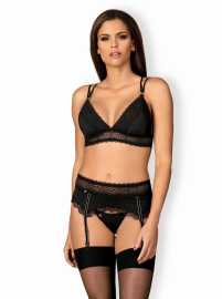 Dámsky set Obsessive čierny (Lolitte set) S.
Sety Obsessive sú veľmi originálne v sexi vyhotovení.
Balenie neobsahuje pančušky.