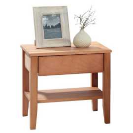 Linea Natura NOČNÝ STOLÍK, buk, prírodná farba, 54/50/45 cm.