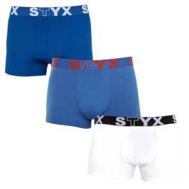 3PACK muške bokserice Styx višebojna sportska guma oversize (R9676861) 4XL.
Priuštite si udobnost koja traje cijeli danuz Styx muške bokserice u klasičnim bojama.
Kvalitetan materijal za maksimalnu udobnost
Bokserice su izrađene od vrhunske mješavine pamuka i sintetičkih vlakana.
Praktičan dizajn i češka preciznost
Styx bokserice imaju kraće gaćicekoje se nigdje ne kotrljaju i omogućuju maksimalnu slobodu kretanja.
Zašto odabrati Styx bokserice

Češka kvaliteta: Dizajniran i proizveden u Češkoj, što jamči vrhunsku kvalitetu izrade.
Premium materijali: Kombinacija pamuka, modala i elastina za maksimalnu udobnost.
Univerzalni dizajn: Kraće hlače i elegantna sportska guma za svaku priliku.

Donje rublje Styx jedno je od najpopularnijih
Češki brend Styx među kupcima je poznat ponajviše po kratkim hlačama sa svježim uzorcima upečatljivih boja.
Kako pravilno njegovati svoje Styx bokserice?

Pranje: Perite na 30°C s blagim deterdžentom kako bi materijal ostao mekan i ugodan.
Sušenje: Ne preporučuje se sušilica, sušite bokserice na zraku kako bi zadržale oblik.
Peglanje: Ako je potrebno, glačajte na niskoj temperaturi kako bi materijal ostao mekan.

Savjet: Postanite stručnjak za održavanje donjeg rublja zahvaljujući savjetima u našem članku i pružite svojim omiljenim komadima njegu koju zaslužuju.
