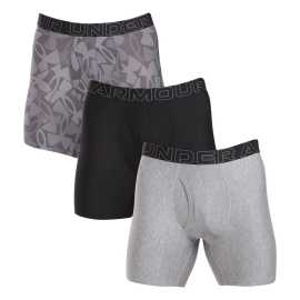 3PACK pánske boxerky Under Armour viacfarebné (1383879 035) 5XL, trenky.
Pripravte sa na maximálne pohodlie pri každom pohybe.
Funkčný materiál, ktorý vás udrží v suchu
Boxerky Under Armour sú vyrobené zo zmesi polyesteru a elastanu.
Moderný dizajn a pohodlný strih pre každú príležitosť
Boxerky Under Armour kombinujú štýlový dizajn a športový vzhľad.
Prečo vyskúšať boxerky Under Armour

Rýchloschnúci materiál, ktorý odvádza pot, ideálny pre šport.
Dlhšie nohavice a ergonomický strih pre dokonalé pohodlie.
Vyšívaná guma s logom Under Armour – štýl a funkčnosť v jednom.

Spodná bielizeň Under Armour pre aktívny životný štýl
Značku Under Armour založil bývalý americký futbalista Kevin Plank, ktorý nebol spokojný so svojím športovým oblečením, ktoré sa ľahko spotilo a rozhodne nevoňalo príjemne.
Ako sa starať o boxerky Under Armour
Aby vaše obľúbené boxerky zostali dlho v perfektnom stave, odporúčame dodržiavať tieto pokyny na údržbu.

Pranie: Práť pri 30 °C, ideálne naruby.
Sušenie: Nesušte v sušičke.
Žehlenie: Nežehlite.

 
Tip: Nájdenie správneho kusu spodnej bielizne, ktorý vám perfektne sedí, môže byť niekedy náročné.