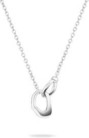 Tamaris Pôvabný oceľový náhrdelník Organic Shapes TJ-0615-N-45.