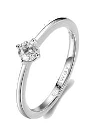 Brosway Strieborný prsteň s kubickým zirkónom Fancy Infinite White FIW76 60 mm.