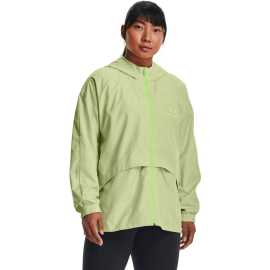 Under Armour UA Rush Woven Nov Jacket-GRN L.