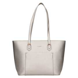 Dámska kabelka David Jones Ajca - strieborná.