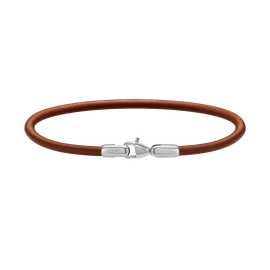 Daniel Wellington Slušivý hnedý kožený náramok St Mawes Perfect Pair DW0040071 20,5 cm.