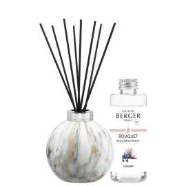 Maison Berger Paris Darčeková sada aróma difuzér Marbrure White + náplň Liliflora 180 ml.