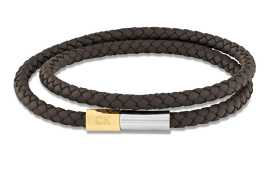 Calvin Klein Elegantný kožený náramok pre mužov Industrial Facets 35100044.