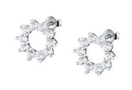 Morellato Strieborné náušnice Slniečka s kubickými zirkónmi Tesori SAIW263.