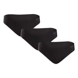 3PACK dámske nohavičky Under Armour čierne (1383897 001) L.
Zabudnite na nepohodlné švy a odreniny!
Prémiový materiál, ktorý dýcha a pohybuje sa s vami
Bezšvové nohavičky Under Armour sú vyrobené z vysoko kvalitnej funkčnej pleteniny s obsahom polyamidu a elastanu.
Perfektný bezšvový strih pre každú príležitosť
Vďaka bezšvovému dizajnu nohavičky nikde netlačia ani sa nezarezávajú a sú neviditeľné aj pod veľmi tenkým oblečením.
Prečo si zamilujete bezšvové nohavičky Under Armour

Bezšvový dizajn: Perfektne hladký strih, ktorý nie je vidieť ani cítiť.
Ľahký a funkčný materiál: Rýchloschnúci, pružný a priedušný.
Kvalita Under Armour: Spoľahlivosť a pohodlie pri každom pohybe.

Spodná bielizeň Under Armour pre aktívny životný štýl
Značku Under Armour založil bývalý americký futbalista Kevin Plank, ktorý nebol spokojný so svojím športovým oblečením, ktoré sa ľahko spotilo a rozhodne nevoňalo príjemne.
Ako sa starať o bezšvové nohavičky Under Armour
Aby vaše obľúbené spodné prádlo zostalo dlho v perfektnom stave, odporúčame dodržiavať tieto pokyny na údržbu.

Pranie: Perte na 30 °C, najlepšie naruby a s jemným pracím prostriedkom.
Sušenie: Nesušte v sušičke.
Žehlenie: Nežehlite.

 
Tip: Nájdenie správneho spodného prádla, ktoré vám perfektne sedí, môže byť niekedy náročné.