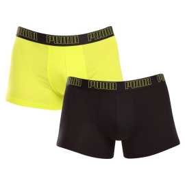 2PACK pánske boxerky Puma viacfarebné (701226388 011) M, trenky.
Užite si dokonalú kombináciu pohodlia a moderného štýlu s pánskymi boxerkami Puma.
Kvalitný materiál, ktorý vás nesklame
Boxerky sú vyrobené z prvotriednej bavlnenej zmesi s prímesou elastanu, ktorá zaručuje ich mäkkosť, priedušnosť a pružnosť.
Moderný dizajn a presný strih na každodenné nosenie
Nadčasové farebné prevedenie si nájde miesto v šatníku každého štýlového muža.
Prečo si kúpiť boxerky Puma

Štýlový a moderný dizajn: Minimalistický vzhľad s pohodlným elastickým pásom dodáva boxerkám elegantný štýl vhodný pre každého muža.
Kvalitný materiál: Zmes bavlny a elastanu poskytuje mäkkosť, priedušnosť a odolnosť, takže boxerky sa dokonale prispôsobia vášmu telu a dlho vydržia.
Presný strih a dokonalá podpora: Dlhšie nohavice poskytujú dostatočné krytie a zabraňujú odieraniu stehien.

Spodná bielizeň Puma sa hodí nielen športovcom
Značka Puma je známa po celom svete vďaka svojmu oblečeniu a spodnej bielizni, ktorú nosia slávni športovci.
Ako sa starať o boxerky Puma
Aby vám nové boxerky dlho vydržali, odporúčame dodržiavať tieto pokyny.

Pranie: Odporúčame prať pri maximálnej teplote 40 °C, aby sa zachovala kvalita materiálu.
Žehlenie: Nežehlite, aby ste nepoškodili elastické vlákna.
Sušenie: Neodporúča sa používať sušičku, aby boxerky nestratili svoju pružnosť a tvar.

Tip: Hľadanie obľúbenej spodnej bielizne môže byť beh na dlhé trate, preto chceme, aby vám obľúbené kúsky dlho vydržali.