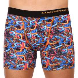 Pánske boxerky 69SLAM fit alien eye (MBYALE-PO) XXL, trenky.
Vstúpte do sveta, kde sa pohodlie stretáva s originalitou!
Mikrovlákno, ktoré vás presvedčí na prvý dotyk
Boxerky sú vyrobené z umelých vlákien (kombinácia polyesteru a spandexu) - táto zmes vytvára dokonale mäkký, pružný a prispôsobivý materiál.
Výrazný dizajn a premyslený strih na aktívne dni
Boxerky 69SLAM vás na prvý pohľad zaujmú svojím jedinečným vzhľadom, originálnymi vzormi a príjemnými farbami.
Prečo by boxerky 69SLAM nemali chýbať vo vašom šatníku

Mikrovlákno - ľahké, elastické, rýchloschnúce.
Dlhšie nohavičky, ktoré zostávajú na svojom mieste.
Výrazný dizajn s originálnymi vzormi.

69SLAM spodná bielizeň, ktorá vám zdvihne náladu
69SLAM je obľúbená surferská značka z Bali, ktorá oslavuje život, umenie, kreativitu, dizajn a farby v každom detaile.
Ako sa starať o boxerky 69SLAM
Dodržiavaním týchto jednoduchých krokov zabezpečíte, že vaše boxerky 69SLAM budú dlho vyzerať krásne, funkčné a pohodlné.

Pranie: Odporúčame ručné pranie vo vlažnej vode.
Sušenie: Nesuš v sušičke.
Žehlenie: Nežehliť.

Tip: Vaša obľúbená spodná bielizeň si zaslúži šetrné zaobchádzanie.