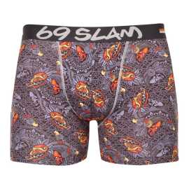 Pánske boxerky 69SLAM fit mayan head dylan (MBYMYN-PO) XXL, trenky.
Vstúpte do sveta, kde sa pohodlie stretáva s originalitou!
Mikrovlákno, ktoré vás presvedčí na prvý dotyk
Boxerky sú vyrobené z umelých vlákien (kombinácia polyesteru a spandexu) - táto zmes vytvára dokonale mäkký, pružný a prispôsobivý materiál.
Výrazný dizajn a premyslený strih na aktívne dni
Boxerky 69SLAM vás na prvý pohľad zaujmú svojím jedinečným vzhľadom, originálnymi vzormi a príjemnými farbami.
Prečo by boxerky 69SLAM nemali chýbať vo vašom šatníku

Mikrovlákno - ľahké, elastické, rýchloschnúce.
Dlhšie nohavičky, ktoré zostávajú na svojom mieste.
Výrazný dizajn s originálnymi vzormi.

69SLAM spodná bielizeň, ktorá vám zdvihne náladu
69SLAM je obľúbená surferská značka z Bali, ktorá oslavuje život, umenie, kreativitu, dizajn a farby v každom detaile.
Ako sa starať o boxerky 69SLAM
Dodržiavaním týchto jednoduchých krokov zabezpečíte, že vaše boxerky 69SLAM budú dlho vyzerať krásne, funkčné a pohodlné.

Pranie: Odporúčame ručné pranie vo vlažnej vode.
Sušenie: Nesuš v sušičke.
Žehlenie: Nežehliť.

Tip: Vaša obľúbená spodná bielizeň si zaslúži šetrné zaobchádzanie.