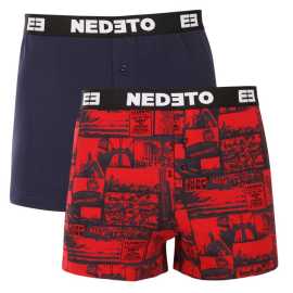 2PACK pánske trenky Nedeto viacfarebné (2NGV04) M, trenírky.
Zabezpečte si celodenné pohodlie s pánskymi boxerkami Nedeto.
Pánske bavlnené boxerky pre dokonalý pocit na tele
Boxerky Nedeto sú vyrobené z bavlny a elastanu, čo zaručuje ich výnimočnú mäkkosť a priedušnosť.
Praktický dizajn pre všetkých moderných mužov
Boxerky Nedeto majú voľnejší strih, ktorý vám poskytuje maximálnu voľnosť pohybu.
Tieto vlastnosti boxeriek Nedeto oceníte každý deň

Voľný strih: Ideálny pre pohodlné celodenné nosenie bez pocitu obmedzenia.


Tkaná guma: Silná a pohodlná guma, ktorá drží boxerky na mieste bez zvierania.


Skvelý pomer ceny a kvality: Získate niekoľko kusov kvalitného spodného prádla za nízku cenu.

Česká značka Nedeto sa zameriava na kvalitu
Všetci nosíme spodné prádlo Nedeto, pretože si ho vyrábame sami.
Ako sa starať o boxerky Nedeto, aby vám vydržali čo najdlhšie
Aby vaše nové obľúbené boxerky Nedeto vydržali čo najdlhšie, odporúčame dodržiavať niekoľko jednoduchých pravidiel.

Pranie: Boxerky môžete bez obáv prať v práčke na 30 °C.


Žehlenie: Boxerky Nedeto môžete aj žehliť – odporúčame strednú teplotu a žehlenie na rubovej strane.


Sušenie: Nie je vhodné na sušenie v sušičke.

Tip: Nájdenie obľúbeného spodného prádla môže byť niekedy dlhý proces, preto chceme, aby vaše obľúbené kúsky vydržali čo najdlhšie.