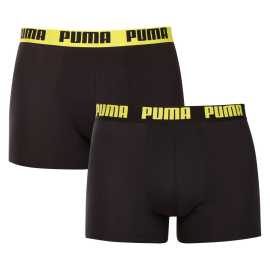 2PACK pánske boxerky Puma čierne (701226387 033) XXL, trenky.
Užite si dokonalú kombináciu pohodlia a moderného štýlu s pánskymi boxerkami Puma.
Kvalitný materiál, ktorý vás nesklame
Boxerky sú vyrobené z prvotriednej bavlnenej zmesi s prímesou elastanu, ktorá zaručuje ich mäkkosť, priedušnosť a pružnosť.
Moderný dizajn a presný strih na každodenné nosenie
Nadčasové farebné prevedenie si nájde miesto v šatníku každého štýlového muža.
Prečo si kúpiť boxerky Puma

Štýlový a moderný dizajn: Minimalistický vzhľad s pohodlným elastickým pásom dodáva boxerkám elegantný štýl vhodný pre každého muža.
Kvalitný materiál: Zmes bavlny a elastanu poskytuje mäkkosť, priedušnosť a odolnosť, takže boxerky sa dokonale prispôsobia vášmu telu a dlho vydržia.
Presný strih a dokonalá podpora: Dlhšie nohavice poskytujú dostatočné krytie a zabraňujú odieraniu stehien.

Spodná bielizeň Puma sa hodí nielen športovcom
Značka Puma je známa po celom svete vďaka svojmu oblečeniu a spodnej bielizni, ktorú nosia slávni športovci.
Ako sa starať o boxerky Puma
Aby vám nové boxerky dlho vydržali, odporúčame dodržiavať tieto pokyny.

Pranie: Odporúčame prať pri maximálnej teplote 40 °C, aby sa zachovala kvalita materiálu.
Žehlenie: Nežehlite, aby ste nepoškodili elastické vlákna.
Sušenie: Neodporúča sa používať sušičku, aby boxerky nestratili svoju pružnosť a tvar.

Tip: Hľadanie obľúbenej spodnej bielizne môže byť beh na dlhé trate, preto chceme, aby vám obľúbené kúsky dlho vydržali.