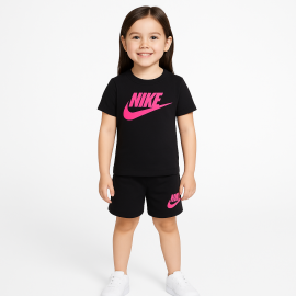Nike kids club tee & short set 98-104 cm.