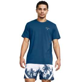 UNDER ARMOUR Curry Emb Splash Tee-BLU XL.