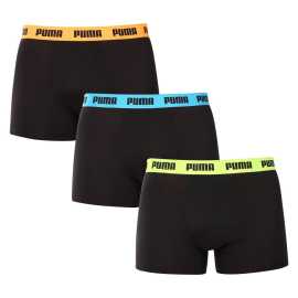 3PACK pánske boxerky Puma čierné (701226820 006) L, trenky.
Užite si dokonalú kombináciu pohodlia a moderného štýlu s pánskymi boxerkami Puma.
Kvalitný materiál, ktorý vás nesklame
Boxerky sú vyrobené z prvotriednej bavlnenej zmesi s prímesou elastanu, ktorá zaručuje ich mäkkosť, priedušnosť a pružnosť.
Moderný dizajn a presný strih na každodenné nosenie
Nadčasové farebné prevedenie si nájde miesto v šatníku každého štýlového muža.
Prečo si kúpiť boxerky Puma

Štýlový a moderný dizajn: Minimalistický vzhľad s pohodlným elastickým pásom dodáva boxerkám elegantný štýl vhodný pre každého muža.
Kvalitný materiál: Zmes bavlny a elastanu poskytuje mäkkosť, priedušnosť a odolnosť, takže boxerky sa dokonale prispôsobia vášmu telu a dlho vydržia.
Presný strih a dokonalá podpora: Dlhšie nohavice poskytujú dostatočné krytie a zabraňujú odieraniu stehien.

Spodná bielizeň Puma sa hodí nielen športovcom
Značka Puma je známa po celom svete vďaka svojmu oblečeniu a spodnej bielizni, ktorú nosia slávni športovci.
Ako sa starať o boxerky Puma
Aby vám nové boxerky dlho vydržali, odporúčame dodržiavať tieto pokyny.

Pranie: Odporúčame prať pri maximálnej teplote 40 °C, aby sa zachovala kvalita materiálu.
Žehlenie: Nežehlite, aby ste nepoškodili elastické vlákna.
Sušenie: Neodporúča sa používať sušičku, aby boxerky nestratili svoju pružnosť a tvar.

Tip: Hľadanie obľúbenej spodnej bielizne môže byť beh na dlhé trate, preto chceme, aby vám obľúbené kúsky dlho vydržali.