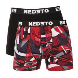 2PACK pánske boxerky Nedeto viacfarebné (2NBV6) 3XL, trenky.
Zbavte sa nudy a pridajte do svojho šatníka zdravú dávku štýlu a originality!
Pohodlný materiál pre ideálne pohodlie
Boxerky sú vyrobené z mäkkého a priedušného materiálu z bavlny s prímesou elastanu, vďaka čomu sa prispôsobia vášmu telu bez toho, aby vás akokoľvek obmedzovali.
Výrazný dizajn, ktorý vás pobaví
Zábavný potlač vytvára svieži a veselý vzhľad, ktorý vám zaručene zdvihne náladu.
Prečo vyskúšať boxerky Nedeto

Naša značka Nedeto: Kvalita, ktorú sami garantujeme a testujeme.
Originálny dizajn: Hravý štýl, ktorý vás rozosmeje.
Pohodlný materiál a strih: Vhodné na každodenné nosenie, relax a voľný čas.

Česká značka Nedeto ponúka kvalitné spodné prádlo za skvelú cenu
Nielenže predávame spodné prádlo Nedeto, ale tiež stojíme za jeho výrobou.
Ako sa starať o boxerky Nedeto
Aby vaše obľúbené boxerky dlho vyzerali ako nové, odporúčame dodržiavať tieto pokyny na údržbu.

Pranie: Boxerky perte na 30 °C, najlepšie naruby.
Sušenie: Nesušte v sušičke.
Žehlenie: Áno, boxerky môžete žehliť na nízkej teplote, ideálne naruby, aby nedošlo k poškodeniu vzoru a elastických vlákien.

Tip: Staňte sa odborníkom na starostlivosť o spodnú bielizeň vďaka tipom v našom článku a poskytnite svojim obľúbeným kúskom starostlivosť, ktorú si zaslúžia.