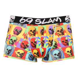 Pánske boxerky 69SLAM SKULL MASON HIP viacfarebné (MSYHGS-PO) XL, trenky.
Vstúpte do sveta, kde sa pohodlie stretáva s originalitou!
Mikrovlákno, ktoré vás presvedčí na prvý dotyk
Boxerky sú vyrobené z umelých vlákien (kombinácia polyesteru a spandexu) - táto zmes vytvára dokonale mäkký, pružný a prispôsobivý materiál.
Výrazný dizajn a premyslený strih na aktívne dni
Boxerky 69SLAM vás na prvý pohľad zaujmú svojím jedinečným vzhľadom, originálnymi vzormi a príjemnými farbami.
Prečo by boxerky 69SLAM nemali chýbať vo vašom šatníku

Mikrovlákno - ľahké, elastické, rýchloschnúce.
Kratšie nohavičky, ktoré sa nikde nekrčia.
Výrazný dizajn s originálnymi vzormi.

69SLAM spodná bielizeň, ktorá vám zdvihne náladu
69SLAM je obľúbená surferská značka z Bali, ktorá oslavuje život, umenie, kreativitu, dizajn a farby v každom detaile.
Ako sa starať o boxerky 69SLAM
Dodržiavaním týchto jednoduchých krokov zabezpečíte, že vaše boxerky 69SLAM budú dlho vyzerať krásne, funkčné a pohodlné.

Pranie: Odporúčame ručné pranie vo vlažnej vode.


Sušenie: Nesuš v sušičke.


Žehlenie: Nežehliť.

Tip: Vaša obľúbená spodná bielizeň si zaslúži šetrné zaobchádzanie.