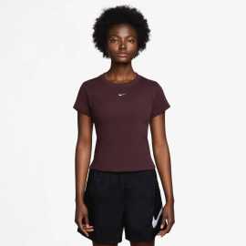 Nike Sportswear Womens Tight Ribbed Short-Sleeve T-Shirt M.