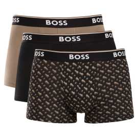 3PACK pánske boxerky BOSS viacfarebné (50554443 246) M, trenky.
Doprajte si dokonalé pohodlie a nadčasový štýl s pánskymi boxerkami BOSS.
Prémiový materiál pre maximálne pohodlie
Boxerky sú vyrobené z vysokokvalitnej zmesi bavlny a elastanu, ktorá poskytuje dokonalú kombináciu jemnosti, priedušnosti a pružnosti.
Štýlový dizajn a elegantný vzhľad
Klasický dizajn s decentným logom BOSS na tkanej elastickej časti dodáva boxerkám moderný a sofistikovaný vzhľad.
Prečo si boxerky BOSS zamilujete

Prvotriedna bavlna: Mäkké, priedušné a príjemné na telo.
Elastický pás s logom BOSS: Štýlové a pohodlné.
Dlhšie nohavičky: Ideálne pod oblek a na šport.
Pružný materiál: Dokonale sa prispôsobí vášmu telu.

Spodná bielizeň BOSS je povinnou výbavou všetkých štýlových mužov.
Značka BOSS vznikla odčlenením od známeho výrobcu oblečenia Hugo Boss ako línia výrobkov pre mužov, ktorí majú radi kvalitné kúsky a nadčasový vzhľad.
Ako sa starať o boxerky BOSS?
Aby si vaše nové boxerky zachovali svoj tvar a kvalitu čo najdlhšie, odporúčame dodržiavať tieto pokyny:

Pranie: Per na 30 °C s podobnými farbami a jemným pracím prostriedkom.
Sušenie: Môžeš ich sušiť v sušičke na nízku teplotu, ale pre dlhšiu životnosť odporúčame sušenie na vzduchu.
Žehlenie: Pokiaľ je potrebné, žehli na nízku teplotu.

Tip: Nájsť ten správny kus spodnej bielizne, ktorý vám dokonale padne, môže byť náročné.