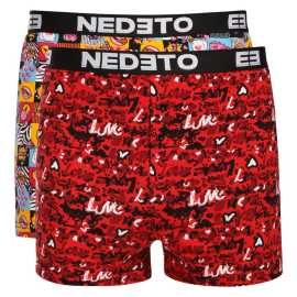 2PACK pánske trenky Nedeto viacfarebné (2NGV08) L, trenírky.
Zabezpečte si celodenné pohodlie s pánskymi boxerkami Nedeto.
Pánske bavlnené boxerky pre dokonalý pocit na tele
Boxerky Nedeto sú vyrobené z bavlny a elastanu, čo zaručuje ich výnimočnú mäkkosť a priedušnosť.
Praktický dizajn pre všetkých moderných mužov
Boxerky Nedeto majú voľnejší strih, ktorý vám poskytuje maximálnu voľnosť pohybu.
Tieto vlastnosti boxeriek Nedeto oceníte každý deň

Voľný strih: Ideálny pre pohodlné celodenné nosenie bez pocitu obmedzenia.


Tkaná guma: Silná a pohodlná guma, ktorá drží boxerky na mieste bez zvierania.


Skvelý pomer ceny a kvality: Získate niekoľko kusov kvalitného spodného prádla za nízku cenu.

Česká značka Nedeto sa zameriava na kvalitu
Všetci nosíme spodné prádlo Nedeto, pretože si ho vyrábame sami.
Ako sa starať o boxerky Nedeto, aby vám vydržali čo najdlhšie
Aby vaše nové obľúbené boxerky Nedeto vydržali čo najdlhšie, odporúčame dodržiavať niekoľko jednoduchých pravidiel.

Pranie: Boxerky môžete bez obáv prať v práčke na 30 °C.


Žehlenie: Boxerky Nedeto môžete aj žehliť – odporúčame strednú teplotu a žehlenie na rubovej strane.


Sušenie: Nie je vhodné na sušenie v sušičke.

Tip: Nájdenie obľúbeného spodného prádla môže byť niekedy dlhý proces, preto chceme, aby vaše obľúbené kúsky vydržali čo najdlhšie.