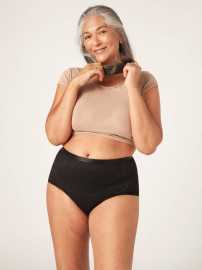 Absorpčné nohavičky Modibodi Hi-Waist Brief Ultra (MODI4121) 6XL.
Inkontinenčné nohavičky Modibodi
Nohavičky majú savosť až 250 ml a sú vyrobené z príjemného bambusového úpletu, zatiaľ čo funkčné merino v lone pomáha rýchlo odvádzať vlhkosť a eliminovať zápach.
Zloženie: 95% bambusová viskóza, 5% elastan, 85% recyklovaný polyester, 15% elastan, 80% polyester, 20% polyamid; 100% polyesterCertifikované podľa ŠTANDARDU 100 spoločností OEKO-TEX®.Pranie a sušenie: Prať v práčke na 30 stupňov.
O Modibodi
Produkty značky Modibodi sú alternatívou k jednorazovým výrobkom.