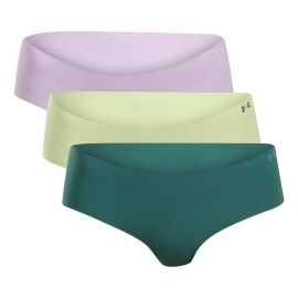 3PACK dámske nohavičky Under Armour viacfarebné (1383895 536) L.
Zabudnite na nepohodlné švy a odreniny!
Prémiový materiál, ktorý dýcha a pohybuje sa s vami
Bezšvové nohavičky Under Armour sú vyrobené z vysoko kvalitnej funkčnej pleteniny s obsahom polyamidu a elastanu.
Perfektný bezšvový strih pre každú príležitosť
Vďaka bezšvovému dizajnu nohavičky nikde netlačia ani sa nezarezávajú a sú neviditeľné aj pod veľmi tenkým oblečením.
Prečo si zamilujete bezšvové nohavičky Under Armour

Bezšvový dizajn: Perfektne hladký strih, ktorý nie je vidieť ani cítiť.
Ľahký a funkčný materiál: Rýchloschnúci, pružný a priedušný.
Kvalita Under Armour: Spoľahlivosť a pohodlie pri každom pohybe.

Spodná bielizeň Under Armour pre aktívny životný štýl
Značku Under Armour založil bývalý americký futbalista Kevin Plank, ktorý nebol spokojný so svojím športovým oblečením, ktoré sa ľahko spotilo a rozhodne nevoňalo príjemne.
Ako sa starať o bezšvové nohavičky Under Armour
Aby vaše obľúbené spodné prádlo zostalo dlho v perfektnom stave, odporúčame dodržiavať tieto pokyny na údržbu.

Pranie: Perte na 30 °C, najlepšie naruby a s jemným pracím prostriedkom.
Sušenie: Nesušte v sušičke.
Žehlenie: Nežehlite.

 
Tip: Nájdenie správneho spodného prádla, ktoré vám perfektne sedí, môže byť niekedy náročné.