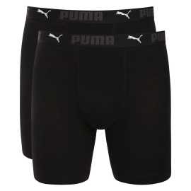 2PACK pánske boxerky Puma športové čierne (701210964 001) L, trenky.
Užite si dokonalú kombináciu pohodlia a moderného štýlu s pánskymi boxerkami Puma.
Kvalitný materiál, ktorý vás nesklame
Boxerky sú vyrobené z prvotriednej bavlnenej zmesi s prímesou elastanu, ktorá zaručuje ich mäkkosť, priedušnosť a pružnosť.
Moderný dizajn a presný strih na každodenné nosenie
Nadčasové farebné prevedenie si nájde miesto v šatníku každého štýlového muža.
Prečo si kúpiť boxerky Puma

Štýlový a moderný dizajn: Minimalistický vzhľad s pohodlným elastickým pásom dodáva boxerkám elegantný štýl vhodný pre každého muža.
Kvalitný materiál: Zmes bavlny a elastanu poskytuje mäkkosť, priedušnosť a odolnosť, takže boxerky sa dokonale prispôsobia vášmu telu a dlho vydržia.
Presný strih a dokonalá podpora: Dlhšie nohavice poskytujú dostatočné krytie a zabraňujú odieraniu stehien.

Spodná bielizeň Puma sa hodí nielen športovcom
Značka Puma je známa po celom svete vďaka svojmu oblečeniu a spodnej bielizni, ktorú nosia slávni športovci.
Ako sa starať o boxerky Puma
Aby vám nové boxerky dlho vydržali, odporúčame dodržiavať tieto pokyny.

Pranie: Odporúčame prať pri maximálnej teplote 40 °C, aby sa zachovala kvalita materiálu.
Žehlenie: Nežehlite, aby ste nepoškodili elastické vlákna.
Sušenie: Neodporúča sa používať sušičku, aby boxerky nestratili svoju pružnosť a tvar.

Tip: Hľadanie obľúbenej spodnej bielizne môže byť beh na dlhé trate, preto chceme, aby vám obľúbené kúsky dlho vydržali.