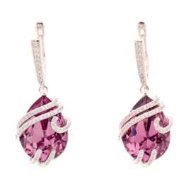 Oliver Weber Náušnice s kryštálmi Swarovski Lumiere 23217 219. Šperk je dodávaný v originálnom balení.
