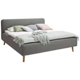 Livetastic ČALÚNENÁ POSTEĽ, 180/200 cm, svetlosivá.
