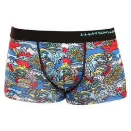 Pánske boxerky 69SLAM hip japanese view (MSYJPE-PO) L, trenky. Pánske boxerky 69SLAM - štýl, ktorý vás nenechá chladnými
Vstúpte do sveta, kde sa pohodlie stretáva s originalitou! Pánske boxerky 69SLAM s predĺženými nohavičkami prinášajú nielen výnimočné pohodlie, ale aj neprehliadnuteľný dizajn, hravé vzory a výrazné farby. Či už hľadáte spodnú bielizeň na každodenné nosenie, šport alebo ako štýlový doplnok na voľný čas, v týchto boxerkách určite zažiarite.
Mikrovlákno, ktoré vás presvedčí na prvý dotyk
Boxerky sú vyrobené z umelých vlákien (kombinácia polyesteru a spandexu) - táto zmes vytvára dokonale mäkký, pružný a prispôsobivý materiál. Mikrovlákno je známe svojou výnimočnou jemnosťou a vysokou elasticitou, vďaka čomu sa boxerky dokonale prispôsobia vašej postave a zostanú na svojom mieste po celý deň. Okrem toho je hypoalergénne, nedráždi pokožku a je mimoriadne odolné voči baktériám.
Výrazný dizajn a premyslený strih na aktívne dni
Boxerky 69SLAM vás na prvý pohľad zaujmú svojím jedinečným vzhľadom, originálnymi vzormi a príjemnými farbami. Kontrastné lemy a elastický pás dodávajú boxerkám športový nádych, ktorý je vhodný na aktívny životný štýl aj ako výrazný kúsok pod každodenné oblečenie. Kratšie nohavičky sú ideálnou voľbou, keď potrebujete úplnú voľnosť pohybu alebo pod priliehavé nohavice.
Prečo by boxerky 69SLAM nemali chýbať vo vašom šatníku

Mikrovlákno - ľahké, elastické, rýchloschnúce. Prirodzene antibakteriálny a hypoalergénny materiál.
Kratšie nohavičky, ktoré sa nikde nekrčia.
Výrazný dizajn s originálnymi vzormi.

69SLAM spodná bielizeň, ktorá vám zdvihne náladu
69SLAM je obľúbená surferská značka z Bali, ktorá oslavuje život, umenie, kreativitu, dizajn a farby v každom detaile. Je bez hanby provokatívna, má inšpirovať k zábave a viesť k zrodu novej generácie rebelov. Či už ide o nohavičky, boxerky, podprsenky alebo plavky, 69SLAM vám umožní slobodne sa vyjadriť a žiť naplno. Dajte vyniknúť svojej individualite a ukážte všetkým, že nuda nemá vo vašom živote miesto.
Ako sa starať o boxerky 69SLAM
Dodržiavaním týchto jednoduchých krokov zabezpečíte, že vaše boxerky 69SLAM budú dlho vyzerať krásne, funkčné a pohodlné.

Pranie: Odporúčame ručné pranie vo vlažnej vode. Vyhneš sa tak poškodeniu jemných vlákien a zachováš elasticitu aj farebnú stálosť.


Sušenie: Nesuš v sušičke. Ideálne je nechať bielizeň voľne uschnúť na tienistom mieste. Priame slnko môže spôsobiť vyblednutie farieb.


Žehlenie: Nežehliť. Materiál je nekrčivý a žehlenie nie je potrebné - navyše by vysoké teploty mohli poškodiť vlákna.

Tip: Vaša obľúbená spodná bielizeň si zaslúži šetrné zaobchádzanie. A pretože chceme, aby dlho vydržala, ponúkame aj množstvo doplnkov na pranie, ktoré udržia materiál dokonale čistý a chránený.