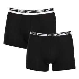 2PACK pánske boxerky Puma čierné (701221416 001) S, trenky. Pánske boxerky Puma prinášajú pohodlie a štýl na každý deň
Užite si dokonalú kombináciu pohodlia a moderného štýlu s pánskymi boxerkami Puma. Vďaka kvalitnému materiálu a nadčasovému dizajnu sú ideálne na každodenné nosenie, či už do práce, na šport, alebo len na relax doma. Boxerky Puma potešia každého muža, ktorý hľadá jednoduchý vzhľad a maximálnu kvalitu pre svoje pohodlie.
Kvalitný materiál, ktorý vás nesklame
Boxerky sú vyrobené z prvotriednej bavlnenej zmesi s prímesou elastanu, ktorá zaručuje ich mäkkosť, priedušnosť a pružnosť. Bavlnený základ poskytuje príjemný pocit na pokožke, zatiaľ čo elastan zaručuje, že boxerky sa prispôsobia vášmu telu a zachovajú si svoj tvar aj po opakovanom nosení.
Moderný dizajn a presný strih na každodenné nosenie
Nadčasové farebné prevedenie si nájde miesto v šatníku každého štýlového muža. Elastický pás s logom Puma dodáva boxerkám mierne športový vzhľad. Dlhšie nohavice zaručujú pohodlie a podporu počas celého dňa, či už vás čaká dlhý deň v kancelárii alebo za volantom, alebo náročnejšie športové aktivity. Praktický strih umožňuje voľnosť pohybu a je vhodný na aktívny životný štýl aj voľné chvíle.
Prečo si kúpiť boxerky Puma

Štýlový a moderný dizajn: Minimalistický vzhľad s pohodlným elastickým pásom dodáva boxerkám elegantný štýl vhodný pre každého muža.
Kvalitný materiál: Zmes bavlny a elastanu poskytuje mäkkosť, priedušnosť a odolnosť, takže boxerky sa dokonale prispôsobia vášmu telu a dlho vydržia.
Presný strih a dokonalá podpora: Dlhšie nohavice poskytujú dostatočné krytie a zabraňujú odieraniu stehien.

Spodná bielizeň Puma sa hodí nielen športovcom
Značka Puma je známa po celom svete vďaka svojmu oblečeniu a spodnej bielizni, ktorú nosia slávni športovci. Ponožky, tričká, podprsenky alebo boxerky Puma však môžete nosiť nielen do posilňovne, ale na všetky príležitosti, hanbu vám neurobia ani na výlete či v práci. Nech už si vyberiete akýkoľvek kúsok, môžete sa tešiť na pohodlný materiál a precízny strih, ktorý vám ľahko padne.
Ako sa starať o boxerky Puma
Aby vám nové boxerky dlho vydržali, odporúčame dodržiavať tieto pokyny.

Pranie: Odporúčame prať pri maximálnej teplote 40 °C, aby sa zachovala kvalita materiálu.
Žehlenie: Nežehlite, aby ste nepoškodili elastické vlákna.
Sušenie: Neodporúča sa používať sušičku, aby boxerky nestratili svoju pružnosť a tvar.

Tip: Hľadanie obľúbenej spodnej bielizne môže byť beh na dlhé trate, preto chceme, aby vám obľúbené kúsky dlho vydržali. Preto tu nájdete aj množstvo skvelých pomôcok na pranie spodnej bielizne, ako sú pracie papiere a vrecká na jemnú bielizeň.