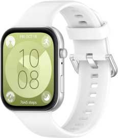 4wrist Silikónový remienok pre Huawei Fit 3 - White. 4wrist Silikónový remienok pre Huawei Fit 3 - White