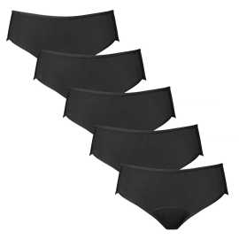 5PACK Menštruačné nohavičky Love Luna Midi (LOVE202) 3XL. Menštruačné nohavičky Love Luna sú skvelou alternatívou k tampónom a jednorazovým vložkám. Ženy ich zbožňujú, pretože sú veľmi tenké, nenápadné a pohodlné. Navyše ich opakovaným používaním šetríte životné prostredie.
Menštruačné nohavičky na denné nosenie
Nohavičky Love Luna Midi športového strihu sú perfektné na každodenné nosenie pri slabšej až stredne silnej menštruácii. Sú vyrobené z elegantného mikrovlákna a v lone hrubé iba 3 mm, takže sú úplne diskrétne. Vo funkčnej vložke pracujú hneď 4 vrstvy ochrany – mäkká bavlnená dotyková vrstva, absorpčná priedušná vrstva, nepriepustná vrstva, vonkajšia vrstva z mikrovlákna. Nohavičky Midi absorbujú 10–15 ml (čo je cca ako 2–3 tampóny regular).Zloženie: 100% bavlna; 80% bavlna, 20% polyester; 91% nylon, 9% elastan.Veľkosť na nohavičkách je AUS/US a nezodpovedá EÚ, je teda potrebné sa riadiť uvedenou tabuľkou a rozmermi.
Love Luna a udržateľné pomôcky
Indonézsky výrobca nohavičiek Love Luna má zlatý certifikát zhody z certifikačného programu (WRAP) Worldwide Responsible Accredited Production. Ten deklaruje, že továreň dodržiava bezpečnostné, zákonné, humánne a etické výrobné postupy a zaobchádzanie so zamestnancami. Za austrálskou značkou vzniknutou v roku 2017 stojí niekoľko žien, ktorým nebolo ľahostajné veľké množstvo jednorazových menštruačných pomôcok, čo sa vyprodukujú. Preto sa to rozhodli zmeniť a dali si za cieľ vyrobiť pomôcky, ktoré budú: udržateľné, cenovo dostupné a pohodlné.
Menštruačné nohavičky sú pre vás novinka?
Ak potrebujete viac informácií o menštruačných nohavičkách, odporúčame prečítať si náš článok na blogu: Ako si vybrať menštruačné nohavičky?Nájdete tam informácie:

Z čoho menštruačné nohavičky sú a ako fungujú
 Čo je pri výbere menštruačných nohavičiek dôležité
 Ako dlho menštruačné nohavičky vydržia
 Ako menštruačné nohavičky vyprať
 Pre koho sú menštruačné nohavičky vhodné

Ako sa správne starať o nové menštruačné nohavičky/plavky

Pred prvým použitím: Pred prvým obliekaním nových menštruačných nohavičiek alebo plaviek by ste ich mali vyprať - buď ručne, alebo v práčke na šetrný program do 40 °C. Tým sa aktivujú absorpčné vrstvy a spodná bielizeň sa pripraví na správne fungovanie. Nepridávajte zmäkčovadlá ani bielidlá, pretože môžu zhoršiť funkčnosť.
Po každom použití: Bielizeň najprv dôkladne vypláchnite v studenej vode. Tento krok je nevyhnutný - studená voda pomáha odstrániť krv, zatiaľ čo horúca voda by ju mohla „vtiahnuť“ do vlákien a vytvoriť škvrny.
Pranie: Po opláchnutí môžete nohavičky alebo plavky vyprať v práčke - ideálne v ochrannom vrecku, na šetrný program do 40 °C. Vyhnite sa zmäkčovačom a bielidlám, ktoré znižujú savosť a nepriepustnosť materiálu.
Sušenie: Menštruačná bielizeň nepatrí do sušičky ani na kúrenie. Sušte ju voľne na vzduchu, najlepšie v tieni - vysoké teploty môžu poškodiť funkčné vrstvy a skrátiť životnosť bielizne.
Žehlenie: Nežehlite nohavičky ani plavky. Teplo zo žehličky môže nenávratne poškodiť nepremokavú membránu, a tým aj funkčnosť celého odevu.

Tip: Keď nájdete menštruačnú bielizeň, ktorá vám sedí a je príjemná na dotyk, zaslúži si tú najlepšiu starostlivosť. Pri správnej starostlivosti vám bude spoľahlivo slúžiť naozaj dlho. Rady, ako na to, nájdete v našom článku.
