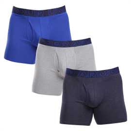 3PACK pánske boxerky Under Armour viacfarebné (1383889 410) L, trenky.
Keď ide o spodnú bielizeň pre aktívny životný štýl, nemal by si robiť kompromisy.
Príjemný materiál pre aktívny životný štýl
Boxerky sú vyrobené z kvalitnej zmesi bavlny, polyesteru a spandexu.
Funkčný dizajn pre štýlových mužov
Jednoduchý, ale výrazný vzhľad s dominantným vytkaným pásom s logom v kontrastnej farbe dodáva boxerkám športový a moderný charakter.
Prečo by si mal vyskúšať boxerky Under Armour

Vyvážená zmes materiálov: Priedušný, rýchloschnúci a elastický materiál s príjemným pocitom na tele.
Dlhšie nohavice a športový strih: Maximálny komfort bez trenia a s plnou voľnosťou pohybu.
Výrazný dizajn s logom Under Armour: Štýl, ktorý vás bude baviť každý deň.

Spodná bielizeň Under Armour vás podporí pri akejkoľvek aktivite
Spodná bielizeň Under Armour je navrhnutá tak, aby ti umožnila podávať životné výkony – a nezáleží na tom, či sa chystáš na horolezeckú výpravu alebo na náročnú pracovnú schôdzku.
Ako sa starať o boxerky Under Armour
Aby ti obľúbené boxerky vydržali dlho v perfektnom stave, odporúčame dodržiavať nasledujúce pokyny.

Pranie: Per boxerky na 30 ° C, ideálne naruby.
Sušenie: Neodporúčame sušiť v sušičke – vysoké teploty by mohli poškodiť elastické vlákna a skrátiť životnosť produktu.
Žehlenie: Nežehli – boxerky to nepotrebujú, a žehlením by si mohol poškodiť štruktúru materiálu.

Tip: Tvoje obľúbené spodné prádlo si zaslúži jemné zaobchádzanie.