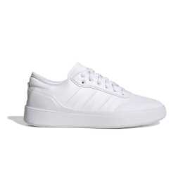 adidas Court Revival Cloudfoam Modern Lifestyle Court Comfort Shoes 41 1/3. Medzipodošva - EVA  Základná technológia používaná u väčšiny modelov tenisiek, ktorá sa vyznačuje dobrou tlmivosťou a responzivitou. Čo sa týchto dvoch vlastností týka, existujú lepšie technológie s väčším tlmením a návratom energie. EVA (alebo tiež Ethylenvinylacetát) je ale oproti nim cenovo dostupnejšia a často vhodnejšia. Nie vždy totiž potrebuješ tú najmäkšiu topánku.Podrážka - guma  S gumovou podrážkou sa proste nedá nič pokaziť. Dlho vydrží, ľahko sa čistí a má skvelú trakciu.