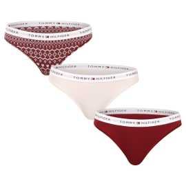 3PACK dámske tangá Tommy Hilfiger viacfarebná (UW0UW06134 0WX) L. Pohodlie bez kompromisov - dámske tangá Tommy Hilfiger
Hľadáte tangá, ktoré dokonale padnú väčším veľkostiam a ponúkajú štýl aj pohodlie? Dámske tangá Tommy Hilfiger spĺňajú všetko. Klasický dizajn s tkanou gumou a mäkký materiál z kvalitnej bavlny - kombinácia, ktorá nesklame. Tanga Tommy Hilfiger krásne zvýraznia vašu postavu a sú ideálnou voľbou pod priliehavé oblečenie.
Mäkká bavlna, ktorá sa prispôsobí vašim potrebám
Tanga sú vyrobené z kvalitnej bavlny s prímesou elastanu. Vďaka tomu sú mäkké, priedušné a jemné k pokožke. Elastan potom zaisťuje, že sa tangá pohodlne prispôsobia tvaru vášho tela bez zbytočného zarezávania alebo skĺzavania. Materiál vám zaistí pohodlie počas celého dňa - či už ste v pohybe, alebo relaxujete.
Nadčasový štýl, ktorý si zamilujete
Klasické farby v kombinácii s jemnou tkanou gumou, na ktorej je logo Tommy Hilfiger, dodávajú tangám športový nádych a zároveň pôsobia elegantne a žensky. Tanga majú klasický strih s dostatočným krytím vpredu a lichotivým výrezom vzadu, ktorý zvýrazní vaše krivky. Vďaka tomu sú tangá ideálne na každodenné nosenie, bežné chvíle a pracovný deň.
Prečo si zamilujete tangá Tommy Hilfiger

Pohodlný strih, ktorý sa prispôsobí väčším veľkostiam.
Kvalitný a priedušný bavlnený materiál.
Štýlový a zároveň praktický dizajn s elastickou gumou s ikonickým logom.

Tommy Hilfiger je značka pre všetky moderné ženy
Spodná bielizeň Tommy Hilfiger predstavuje dokonalú harmóniu medzi klasickým a moderným vzhľadom. Či už si vyberiete tangá alebo tričko, môžete sa spoľahnúť, že budete vyzerať elegantne a akoby ste vystúpili z módneho časopisu. A samozrejme, Tommy Hilfiger má aj pánske kúsky, ako sú pohodlné boxerky a štýlové pyžamo.
Ako sa starať o tangá Tommy Hilfiger
Aby vaše obľúbené tangá vydržali ako nové, odporúčame dodržiavať tieto pokyny.

Pranie: Per na 30 °C. Odporúčame jemný prací prostriedok bez bielidiel. Bielizeň vždy otoč naruby, aby sa zachovala potlač a elasticita gumy.


Sušenie: Môžeš sušiť v sušičke – zvoľ program s nízkou teplotou, ktorý chráni vlákna a elasticitu.
Žehlenie: Nežehliť – materiál je hladký a ľahko sa udržuje bez potreby žehlenia.

Tip: Staňte sa expertom na údržbu spodnej bielizne vďaka radám v našom článku a doprajte svojim obľúbeným kúskom starostlivosť, ktorú si zaslúžia.