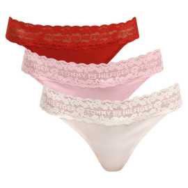 3PACK dámske tangá Tommy Hilfiger viacfarebná (UW0UW06337 0VO) L. Tommy Hilfiger 3PACK dámske tangá Tommy Hilfiger viacfarebná (UW0UW06337 0VO) L