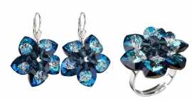 Evolution Group Zvýhodnená sada šperkov Bermuda Blue (náušnice, prsteň).