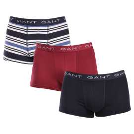3PACK boxer uomo Gant multicolore (902433043-433) XL.
Puntate sul comfort e su un look senza tempo con i boxer da uomo di GANT in una combinazione di colori intramontabile.
Materiale pregiato per un comfort quotidiano
I boxer sono realizzati in misto cotone ed elastan di alta qualità.
Design moderno per il lavoro e l'appuntamento serale
Il design semplice è completato da una fascia in vita con il logo GANT, che è morbida e non preme.
Perché dovreste assolutamente provare i boxer GANT

Materiale di qualità e vestibilità comoda: il morbido cotone con elastan garantisce comfort e un'ottima vestibilità.
Design elegante e minimalista: La combinazione di colori classici e il logo in gomma hanno un aspetto elegante e moderno.
Utilizzo versatile: Ideale per l'abbigliamento quotidiano, il lavoro, lo sport e il tempo libero.

Intimo GANT per uomini di stile
Dal 1949, il marchio GANT è sinonimo di precisione nella lavorazione e qualità dei materiali.
Come prendersi cura dei boxer da uomo GANT
Per assicurarvi che il vostro bucato rimanga in ottime condizioni per molto tempo, vi consigliamo i seguenti consigli.

Lavanderia: La penna ha una temperatura massima di 40 °C.
Asciugatura: È possibile asciugare i boxer in asciugatrice - si consiglia di impostare il programma delicato a una temperatura più bassa.
Stiratura: Se necessario, si possono stirare a bassa temperatura, possibilmente al rovescio.

Suggerimento: Trovare il capo di biancheria intima che vi calzi a pennello può essere una sfida.