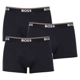 3PACK pánske boxerky BOSS tmavo modré (50475274 480) XXL, trenky.
Doprajte si dokonalé pohodlie a nadčasový štýl s pánskymi boxerkami BOSS.
Prémiový materiál pre maximálne pohodlie
Boxerky sú vyrobené z vysokokvalitnej zmesi bavlny a elastanu, ktorá poskytuje dokonalú kombináciu jemnosti, priedušnosti a pružnosti.
Štýlový dizajn a elegantný vzhľad
Klasický dizajn s decentným logom BOSS na tkanej elastickej časti dodáva boxerkám moderný a sofistikovaný vzhľad.
Prečo si boxerky BOSS zamilujete

Prvotriedna bavlna: Mäkké, priedušné a príjemné na telo.
Elastický pás s logom BOSS: Štýlové a pohodlné.
Dlhšie nohavičky: Ideálne pod oblek a na šport.
Pružný materiál: Dokonale sa prispôsobí vášmu telu.

Spodná bielizeň BOSS je povinnou výbavou všetkých štýlových mužov.
Značka BOSS vznikla odčlenením od známeho výrobcu oblečenia Hugo Boss ako línia výrobkov pre mužov, ktorí majú radi kvalitné kúsky a nadčasový vzhľad.
Ako sa starať o boxerky BOSS?
Aby si vaše nové boxerky zachovali svoj tvar a kvalitu čo najdlhšie, odporúčame dodržiavať tieto pokyny:

Pranie: Per na 40 °C s podobnými farbami a jemným pracím prostriedkom.
Sušenie: Môžeš ich sušiť v sušičke na nízku teplotu, ale pre dlhšiu životnosť odporúčame sušenie na vzduchu.
Žehlenie: Pokiaľ je potrebné, žehli na nízku teplotu.

Tip: Nájsť ten správny kus spodnej bielizne, ktorý vám dokonale padne, môže byť náročné.