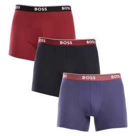3PACK Boxers pour hommes BOSS multicolore (50517828 984) M.
Offrez-vous le summum du confort et un style intemporel avec le caleçon BOSS pour homme.
Matériau de première qualité pour un confort maximal
Le boxer est fabriqué à partir d'un mélange de coton et d'élasthanne de haute qualité, qui offre une combinaison parfaite de douceur, de respirabilité et d'élasticité.
Un design élégant et une allure élégante
Le design classique avec un logo BOSS subtil sur le caoutchouc tissé confère à ce boxer un look moderne et sophistiqué.
Pourquoi vous aimerez les caleçons BOSS

Coton de première qualité: Doux, respirant et confortable pour le corps.
Taille élastiquée avec logo BOSS: Élégant et confortable.
Culotte plus longue: Idéal sous un costume et pour le sport.
Matériau souple: Il s'adapte parfaitement à votre corps.

Tous les hommes élégants aimeront les sous-vêtements BOSS
La marque BOSS, issue du célèbre fabricant de vêtements Hugo Boss, est une ligne de produits destinée aux hommes qui aiment les articles de qualité et les looks intemporels.
Comment entretenir votre boxer BOSS ?
Pour que votre nouveau boxer conserve sa forme et sa qualité le plus longtemps possible, nous vous recommandons de suivre les conseils suivants :

Blanchisserie : Laver à 40°C avec des couleurs similaires et un détergent doux.
Séchage : Vous pouvez les sécher au sèche-linge à basse température, mais nous recommandons le séchage à l'air libre pour une durée de vie plus longue.
Repassage : Si nécessaire, repasser à feu doux.

Conseil : Trouver le sous-vêtement qui vous convient parfaitement peut s'avérer difficile.