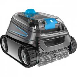 Zodiac CNX 40 iQ - Bazénový vysávač.

Automatický bazénový vysávač Zodiac CNX 40 iQ je vhodný pre bazény s rozmermi 12 x 6 m.




	2 čistiace cykly - iba dno/dno, steny a vodná hladina
	Ovládanie prostredníctvom mobilnej aplikácie iAquaLink
	Predprogramované ovládanie
	Dvojitá filtrácia 150 µm a 60 µm
	Ochrana proti zamotaniu kábla
	Cyklónové odsávanie
	Systém remeňového pohonu
	Ľahko vyberateľný filtračný kôš
	Balenie obsahuje prepravný vozík


Video predstavenie bazénového vysávača Zodiac CNX 40 iQ



Pre aké typy bazénov?


	Do 12 x 6 m
	Vnútrozemské a nadzemné bazény
	Všetky tvary
	Vystužené PVC, lakovaný betón, obkladané, s polyesterovým plášťom atď.
	S pevnými stenami
	S rovným dnom, miernym sklonom, zloženým sklonom, kosoštvorcovým tvarom




Pohodlné používanie

Filter s prístupom cez čistiaci systém a priehľadné okienko zabezpečujú skutočné pohodlie pri každodennom používaní.



Cyklónový výkon

Patentované cyklónové sanie je výkonné a konštantné.



Optimalizovaný pohyb

Vďaka zabudovaným inteligentným senzorom a exkluzívnej koncepcii ponúka skvelé pokrytie bazéna a neobmedzený optimalizovaný pohyb.



Vyberte si cyklus, ktorý potrebujete

Automatický bazénový vysávač Zodiac CNX 40 iQ má 2 naprogramované cykly.


	Čistí iba dno.
	Čistí dno, steny a líniu vodnej hladiny.


Kefy ľahko drhnú väčšie aj menšie nečistoty.

Prepravný vozík

S kúpou tohto bazénového vysávača získate aj praktický prepravný vozík.



Technická špecifikácia: Vozík je určený na prepravu odpadu:


	Model: Zodiac CNX 40 iQ
	Farba: sivomodrá 
	Bazény do rozmerov: 12 x 6 m
	Počet motorov: 3 
	Rozmery: 43 x 40 x 30 cm
	Hmotnosť: 8 kg 
	Dĺžka čistiaceho cyklu: 150 min.
	Hustota filtra: 150 mikrónov a 60 mikrónov
	Objem filtračného koša: 4 l 
	Plocha filtra: 1066 cm²
	Dĺžka kábla: 18 m 
	Šírka čistenia: 23 cm 
	Mobilná aplikácia: áno, pre Android a iOS 


Obsah