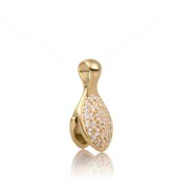 Sparkling Jewels Pozlátený prívesok s kubickou zirkóniou PENG02.