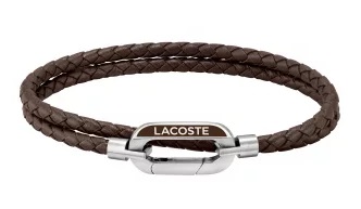 Lacoste Pánsky kožený náramok Starboard 2040113.