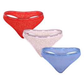 3PACK dámske tangá Tommy Hilfiger nadrozmer viacfarebná (UW0UW04896 0WR) 3XL.
Doprajte si luxusný pocit každý deň s dámskymi tangami Tommy Hilfiger.
Ľahký a hebký materiál pre maximálne pohodlie
Tanga Tommy Hilfiger sú vyrobené z mäkkého umelého vlákna, ktoré je ľahké, priedušné a príjemné na telo.
Nadčasový štýl s ikonickým podpisom
Tieto tangá vás nadchnú svojím čistým, elegantným a dokonale univerzálnym dizajnom.
Prečo si tangá Tommy Hilfiger zamilujete

Elegantný dizajn s jemnou značkovou gumou.
Mäkký, ľahký a pohodlný materiál.
Perfektný strih, ktorý sa neprejavuje pod oblečením.
Ideálna kombinácia štýlu a pohodlia.

Tommy Hilfiger je značka pre všetky moderné ženy.
Spodná bielizeň Tommy Hilfiger predstavuje dokonalú harmóniu medzi klasickým a moderným vzhľadom.
Ako sa starať o tangá Tommy Hilfiger
Aby vaša obľúbená spodná bielizeň dlho vyzerala ako nová, odporúčame vám dodržiavať tieto zásady starostlivosti.

Pranie: Per pri maximálnej teplote 30 °C, ideálne v ochrannom sáčku.
Sušenie: Nesuš v sušičke – horúci vzduch by mohol poškodiť vlákna a gumu.
Žehlenie: Áno, ale opatrne – na nízku teplotu a ideálne cez ochrannú látku, aby nedošlo k poškodeniu povrchu.

Tip: Vaša obľúbená spodná bielizeň si zaslúži šetrné zaobchádzanie.