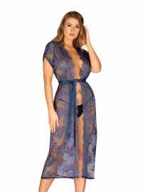 Bata de mujer Obsessive azul (Flowlace peignoir) L.
¿Busca una bata moderna y sexy?
La bata Obsessive es muy moderna y sexy, por lo que gustará y reavivará tu vestuario.