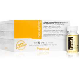Fanola Nourishing intenzívne hydratačné sérum pre suché a poškodené vlasy 12x12 ml.