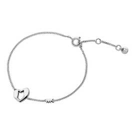 Michael Kors Romantický strieborný náramok so srdiečkom Love Kors MKC1778040.